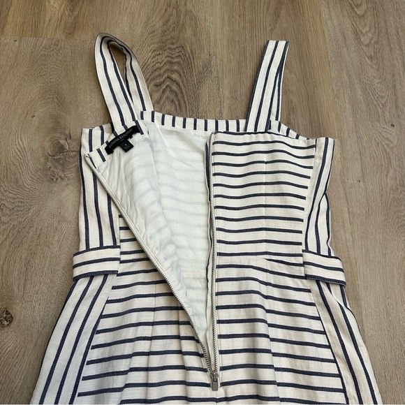 Banana Republic White and Navy Striped Dress - Picture 6 of 10